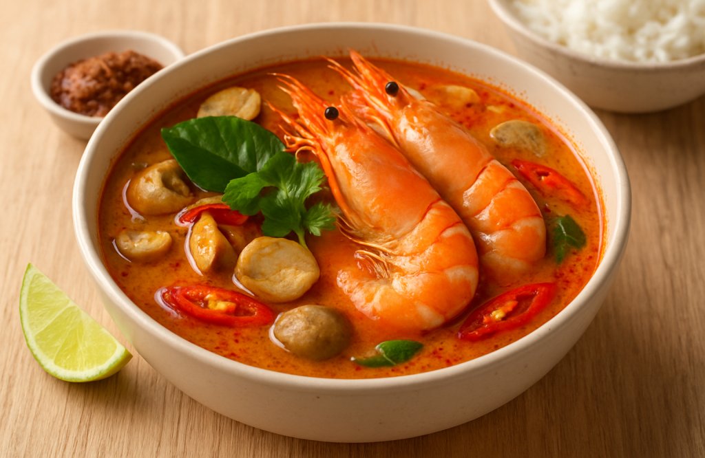 ต้มยำกุ้งพริกเผา